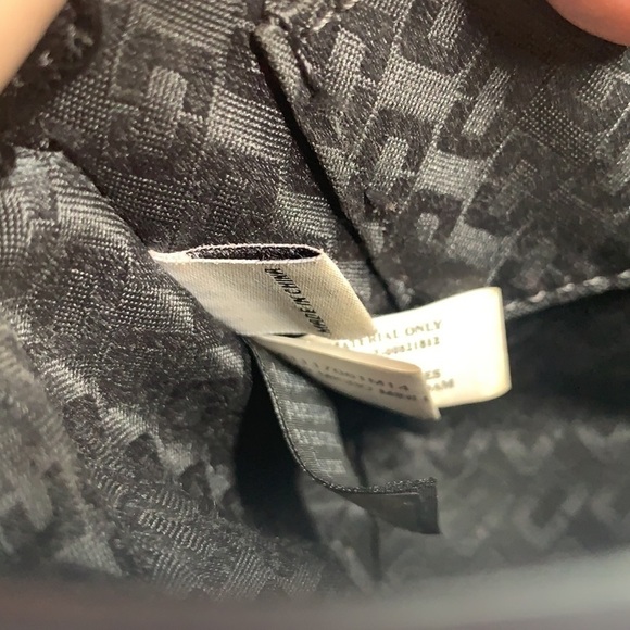 Diane Von Furstenberg 440 Black Leather Micro Mini Exotic Print Bag Chain Strap - Picture 13 of 16